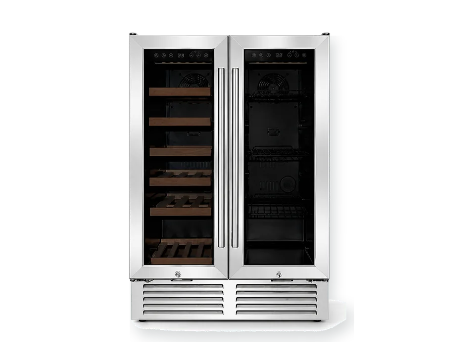 Representative MARKOOL dual-compartment wine and beverage cooler