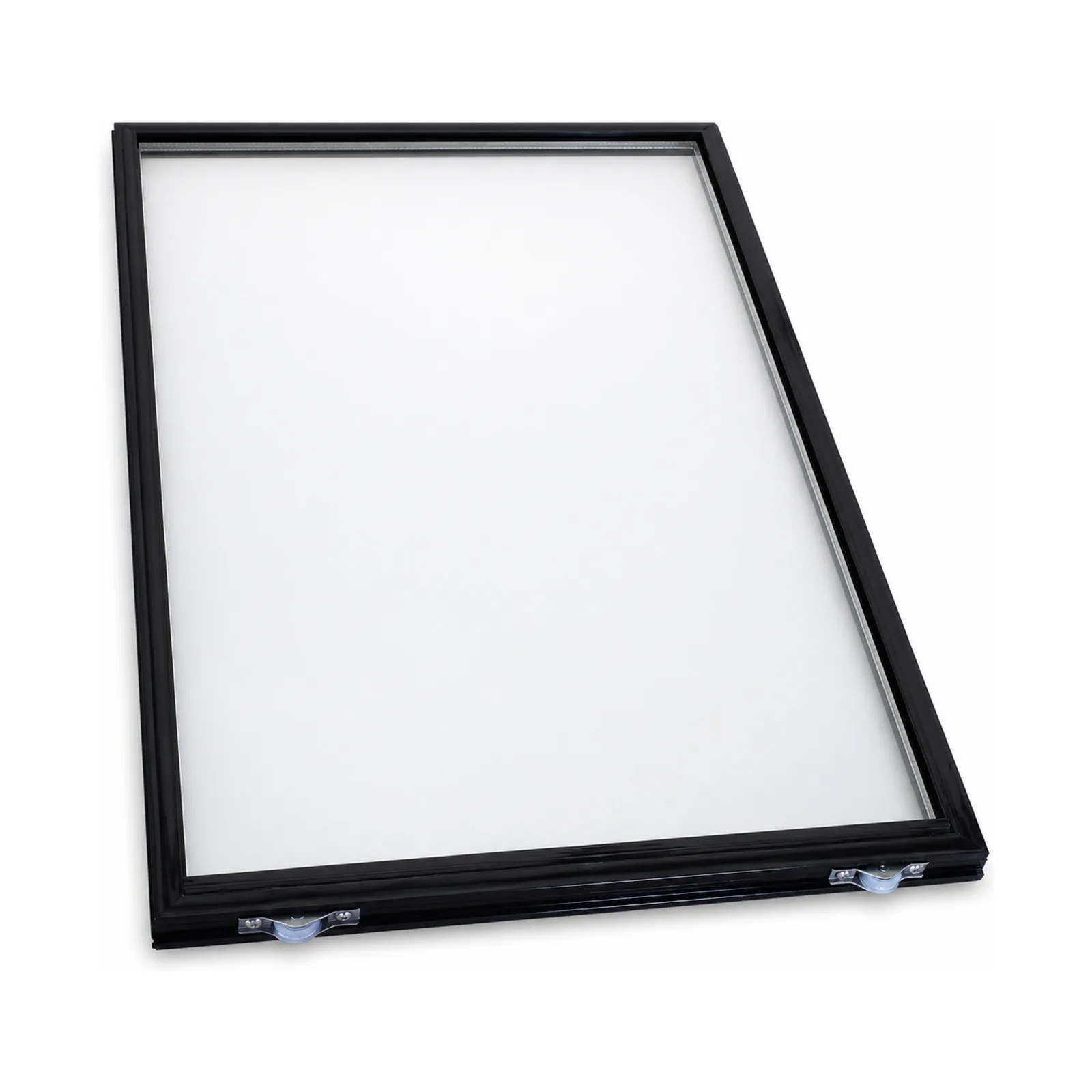 MK-PT-GD-PVC-RW Sliding Glass Door Panel with Bottom Rollers for Beverage Coolers main product view
