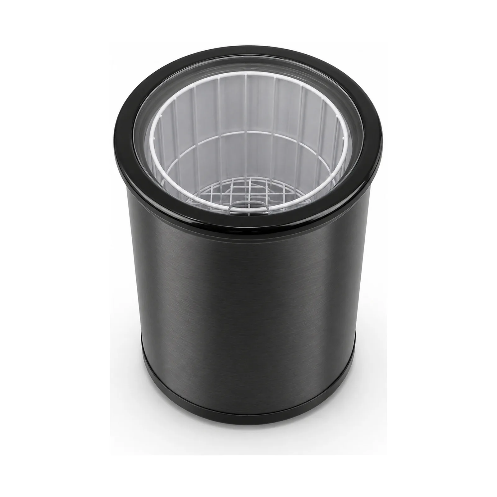 MK-PT-SH-PW-CC Round PVC-Coated Wire Basket for Can-Shaped Coolers main product view