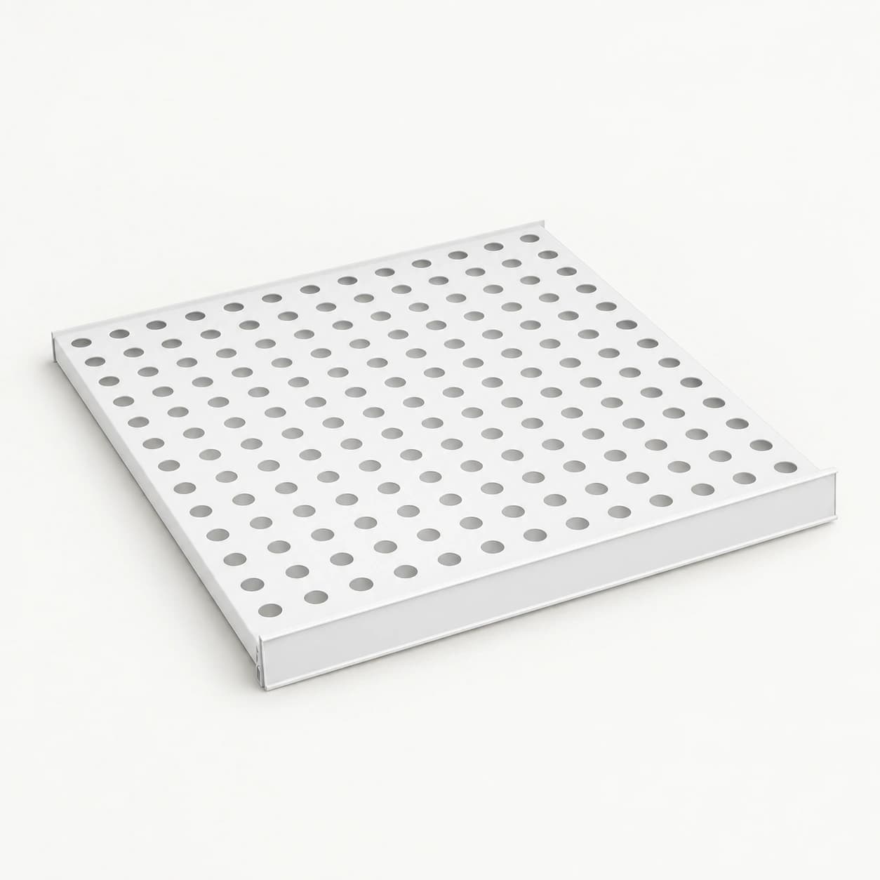 MK-PT-SH-CU-FB Perforated Flat Refrigerator Shelf for Bottles with Uneven Bases — product view
