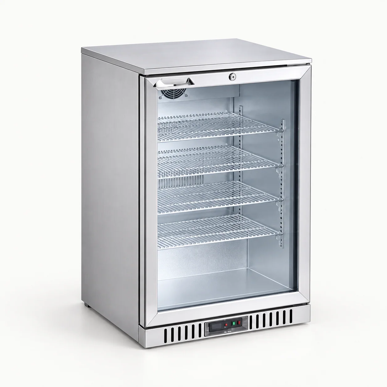Back Bar Refrigerators with Stainless Steel Options — stainless-look redrawn family reference