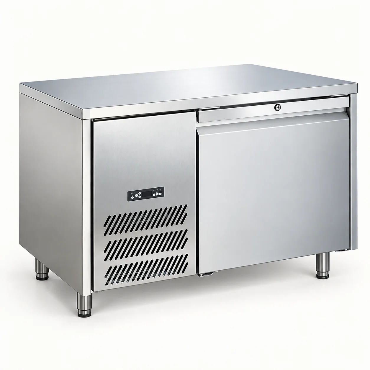 700 mm Deep Refrigerated Workbenches — redrawn family reference