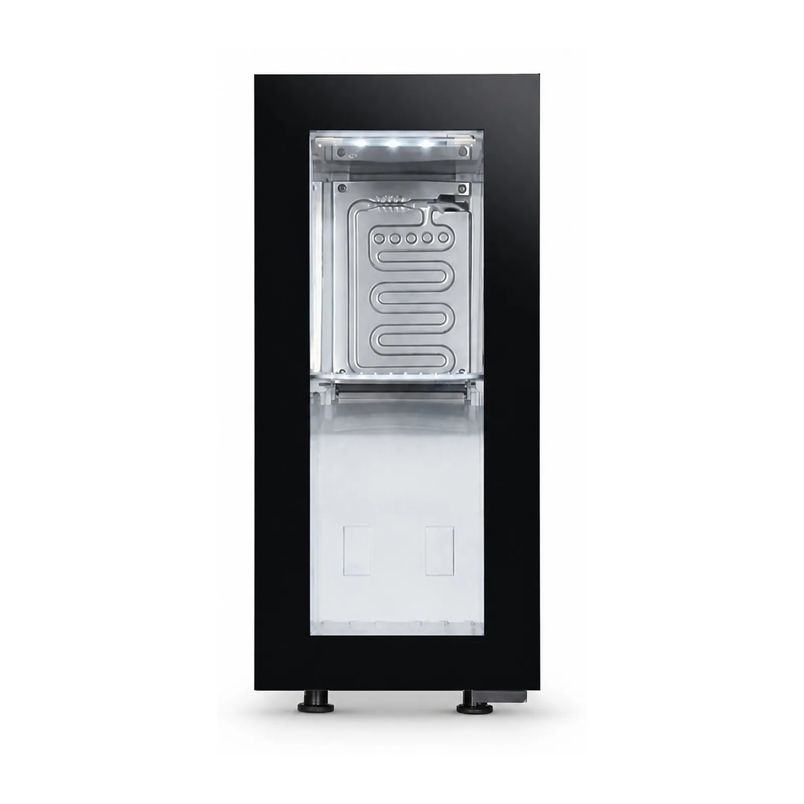 MK-CR-MF-C012 Commercial Slim Glass Door Mini Beverage Refrigerator main product view