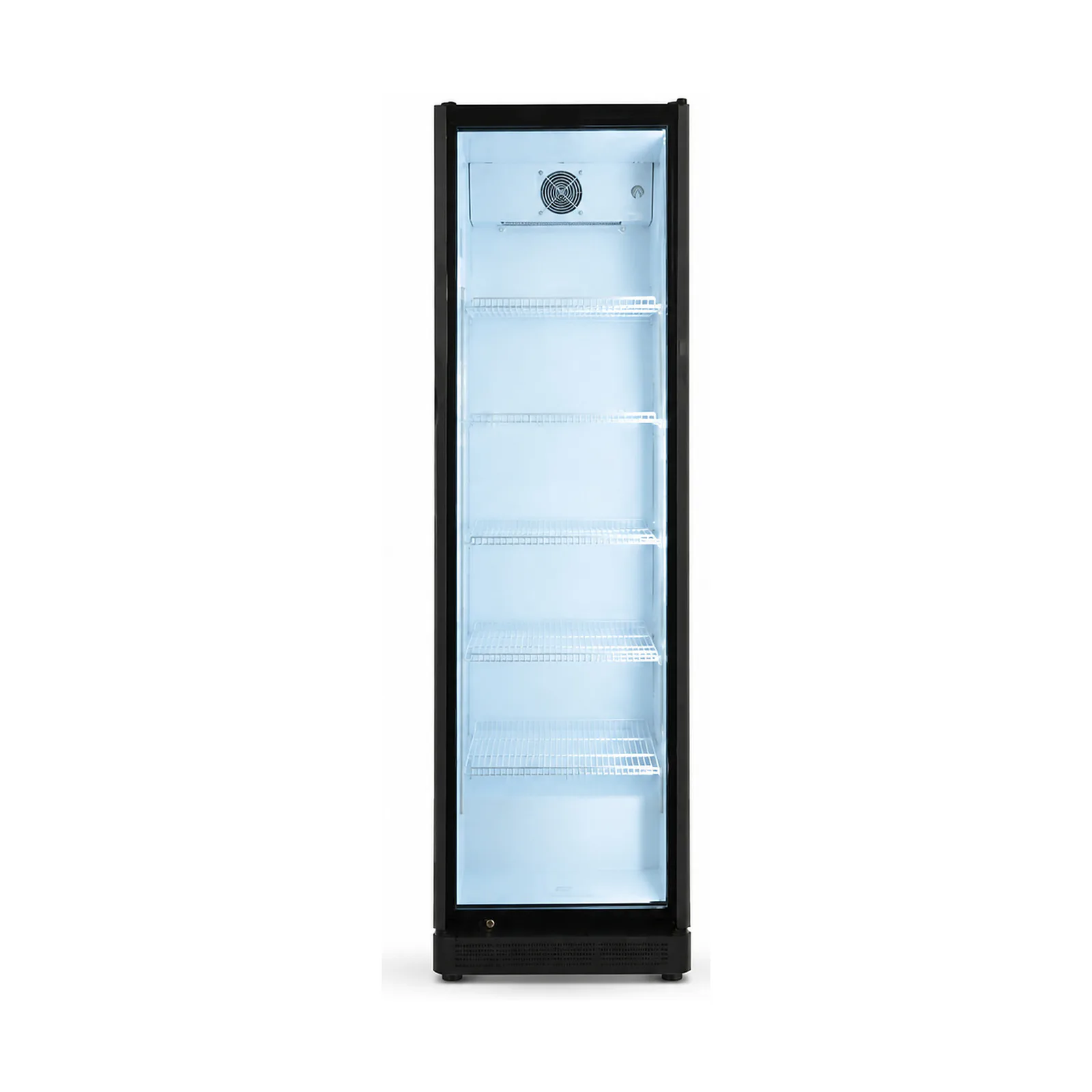 MK-CR-UC-L410-NL Single-Door Commercial Glass Beverage Cooler configuration view