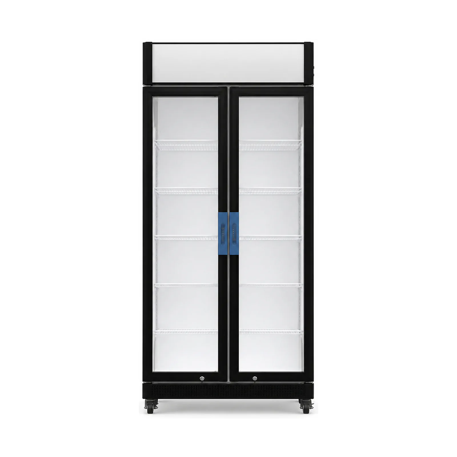 MK-CR-UC-N590-D02HD Two-Door Swing Glass Beverage Refrigerator main product view