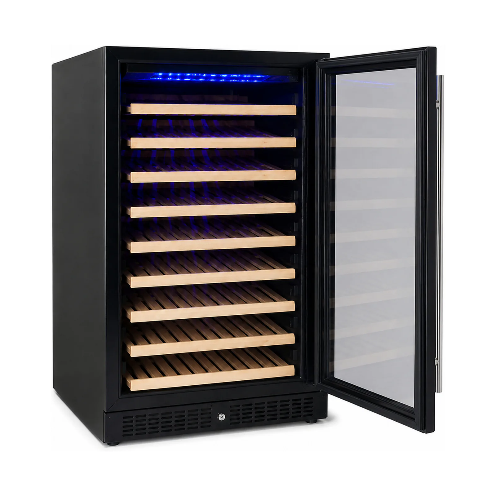MK-PT-SH-WD-WC Wooden Shelf with Metal Side Rails for Wine Coolers main product view
