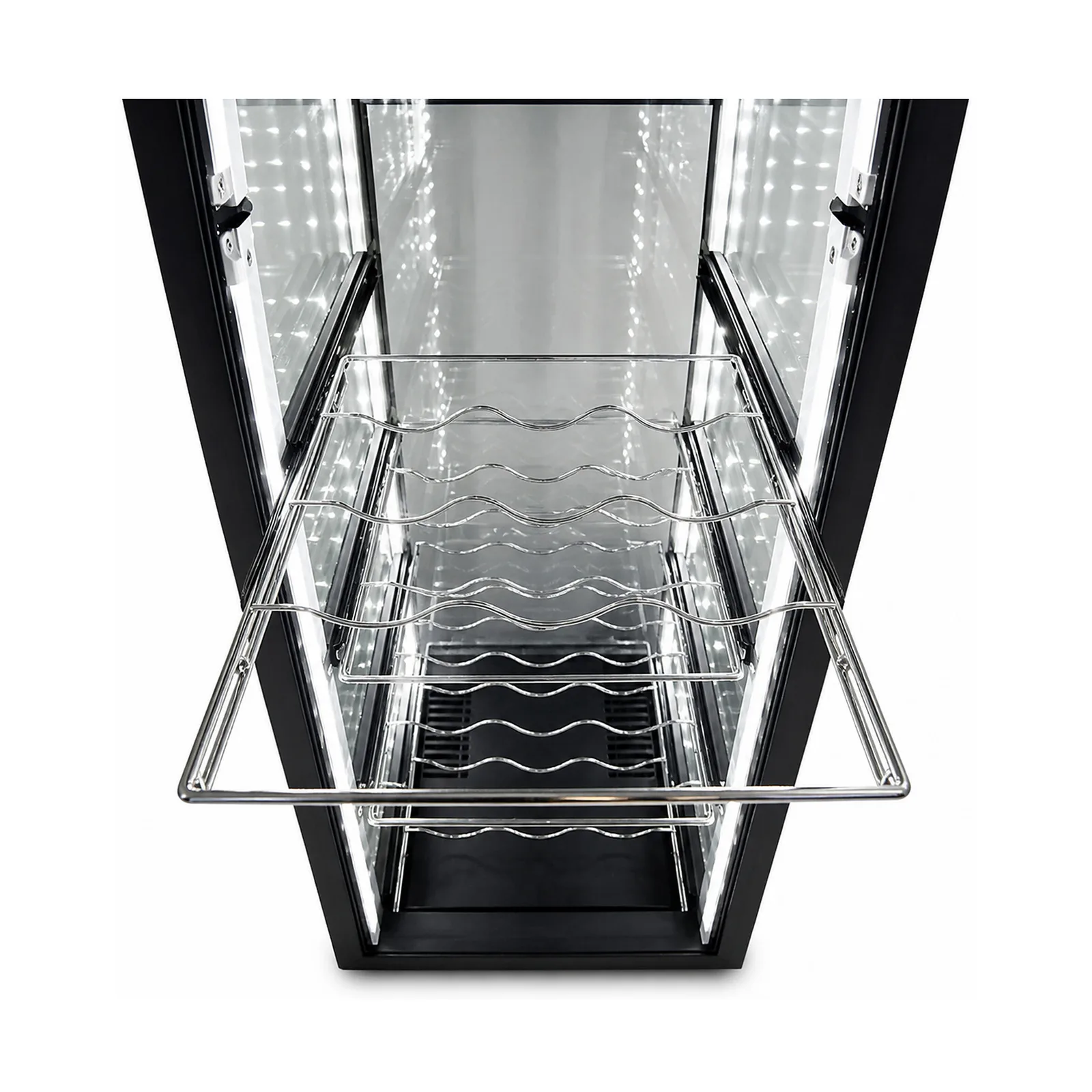 MK-PT-SH-WW-AG Wave Wire Wine Rack Shelf for Glass Refrigerators main product view