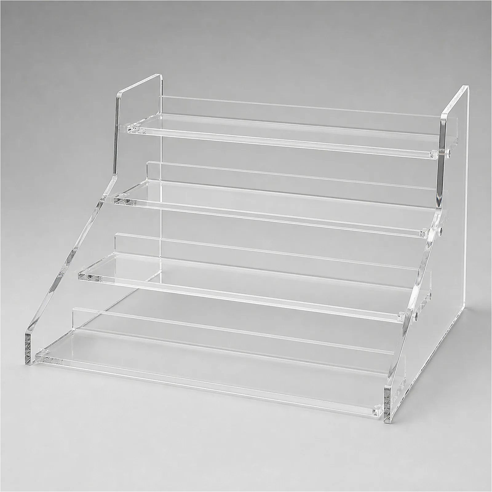 MK-PT-SH-AC-BC Clear Acrylic Display Riser for Beverage Coolers main product view
