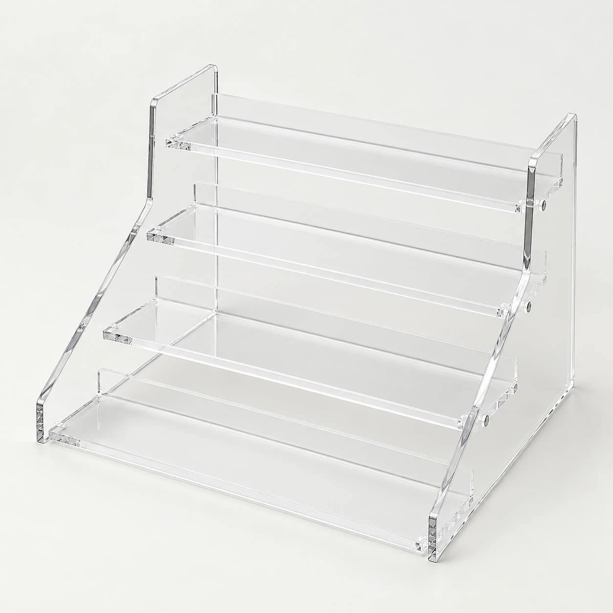 MK-PT-SH-AC-BC Clear Acrylic Display Riser for Beverage Coolers — product view