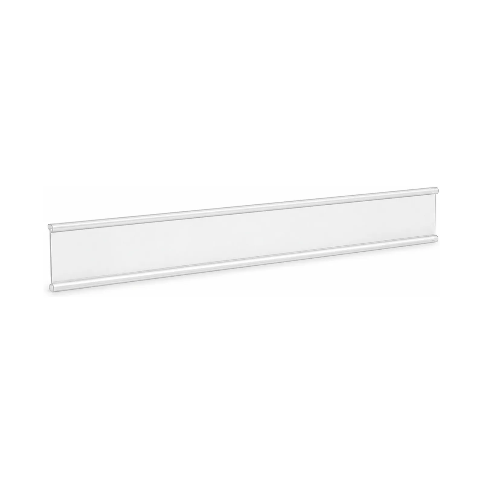 MK-PT-SH-HW-PT Clear Shelf-Edge Price Tag Holder for Refrigerators main product view