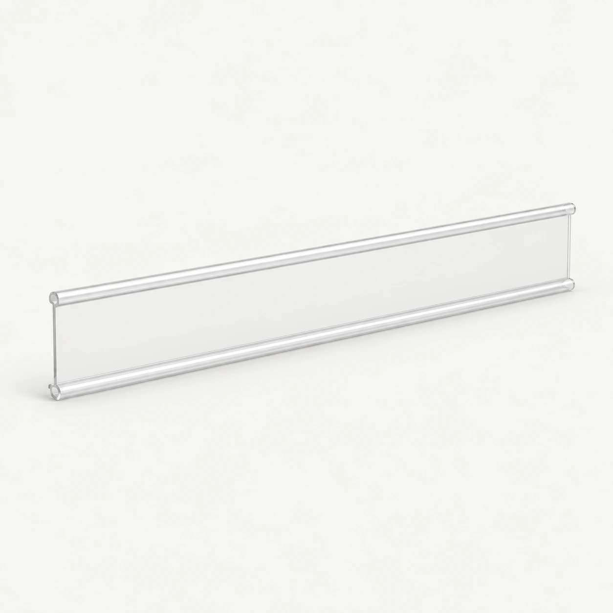 MK-PT-SH-HW-PT Clear Shelf-Edge Price Tag Holder for Refrigerators — product view
